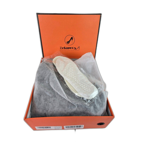 Zelaprox Boots 9.5 Black Womens Heels New 3.5in heel - Picture 5 of 9